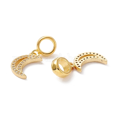 Латунь кубический цирконий европейские подвески с подвесками KK-B037-29G-1