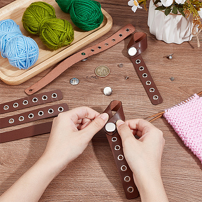 Хранение пряжи из искусственной кожи DIY-WH0888-107-1