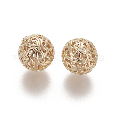 Латунные бусины KK-I644-40G-1