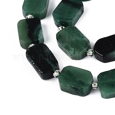 Бусины из натурального фуксита&nbsp;G-C098-A34-01-1