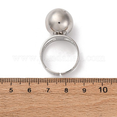 Латунь манжеты кольца RJEW-D323-01P-1