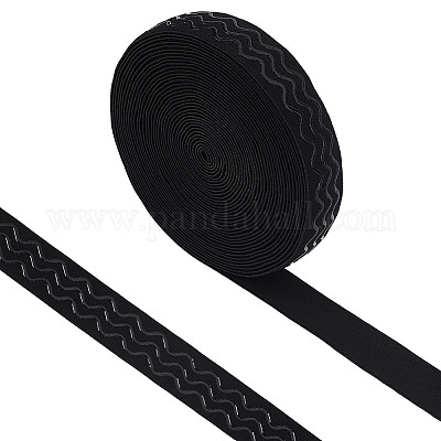 10 ярд плоского нескользящего эластичного шнура из полиэстера и спандекса&nbsp;OCOR-HY0001-45-1