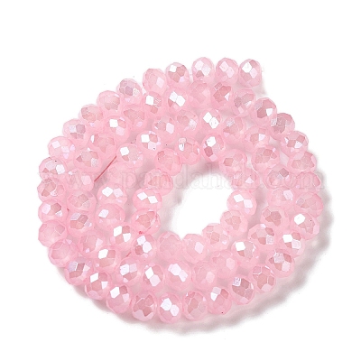 Запекание гальванических нитей стеклянных бусин DGLA-A039-J10mm-B15-1