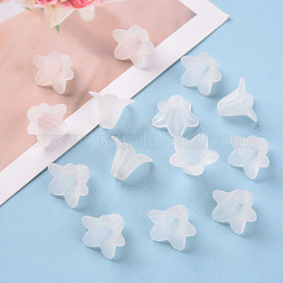 Прозрачные акриловые бусины PLF018-01-1