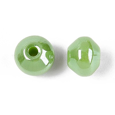 Непрозрачные цветные стеклянные бусины SEED-N007-34F-1