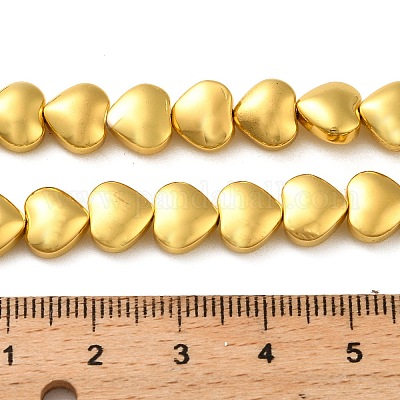 Стеклянные бусины с гальваническим покрытием  EGLA-H109-12F-02-1