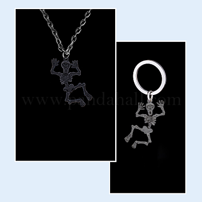 12 шт. 3-х цветные подвески из сплава на Хэллоуин FIND-DC0003-08-1