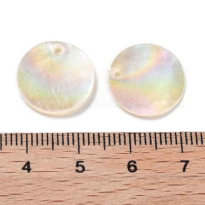 Подвески из натуральных ракушек Capiz SHEL-D084-13A-1