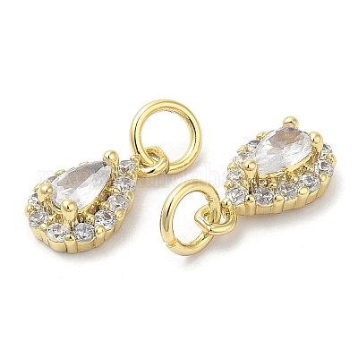 Латунные микро проложить кубического циркония подвески KK-Q775-07G-1