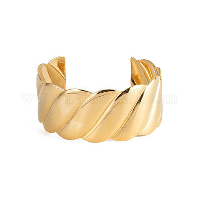 Элегантные браслеты-манжеты из нержавеющей стали 304 для женщин KR7820-1-1