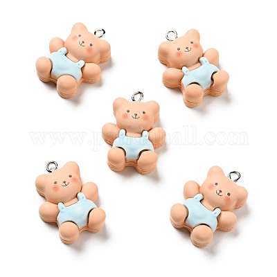 Подвески из непрозрачной смолы RESI-G043-F10-1