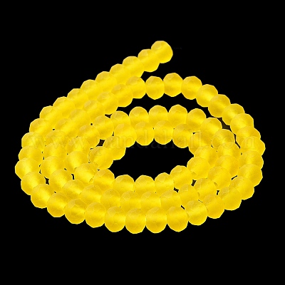 Прозрачные стеклянные бусины X-EGLA-A034-T4mm-MD17-1