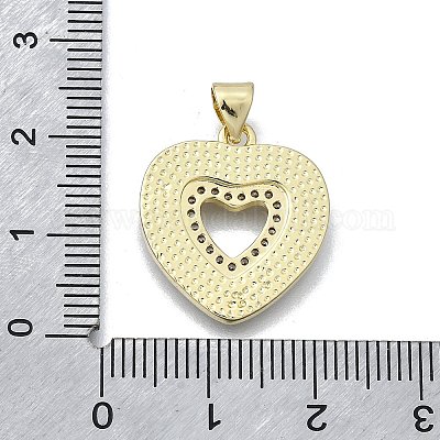 Латунные микро проложить кубического циркония подвески KK-V010-05G-03-1