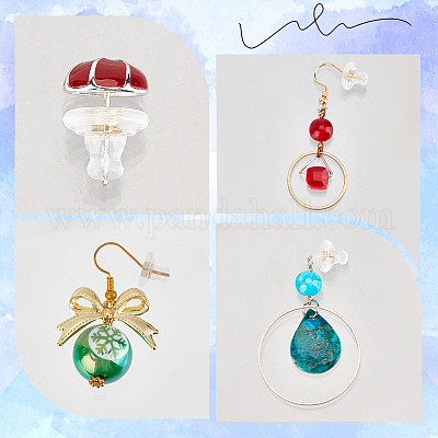 50шт силиконовые заглушки для ушек SIL-SC0002-35-1