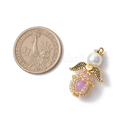 Подвески из стеклянных бусин и стеклянных бусин ручной работы PALLOY-MZ00963-1