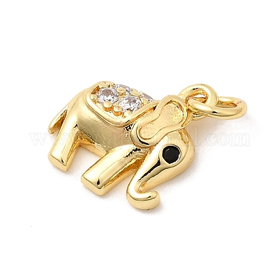 Латунные микро проложить кубического циркония подвески KK-Z135-04G-01-1