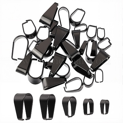 40 шт. 5 стиля защелкивающихся дужек из нержавеющей стали 304 STAS-SC0004-94-1