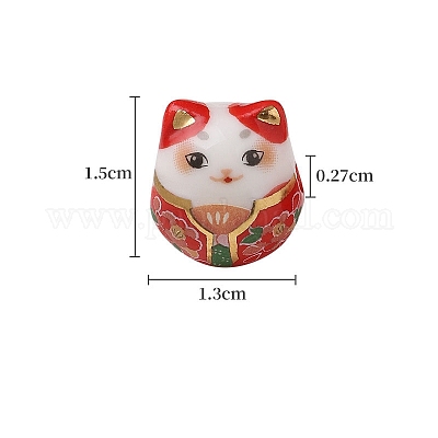 Фарфоровые бусины ручной работы&nbsp;PW-WG5F271-05-1