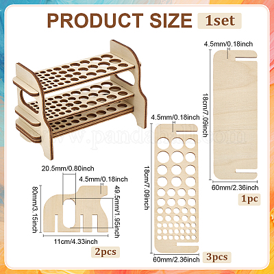 Держатель для кистей из мдф&nbsp;ODIS-WH0106-21-1