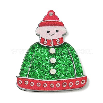 Рождественские акриловые подвески OACR-I028-02F-1