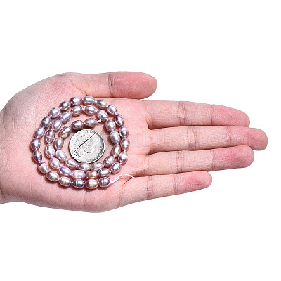 Нити из натурального культивированного пресноводного жемчуга PEAR-N012-05P-1