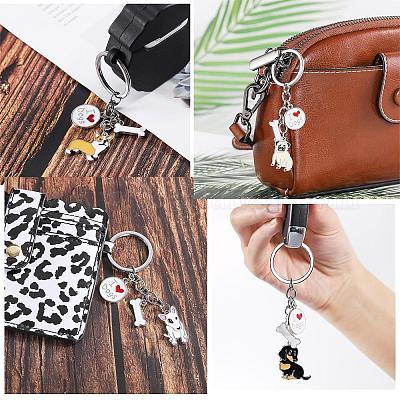 Wewaysmile 2 шт. брелок для ключей в виде собаки JX793A-1