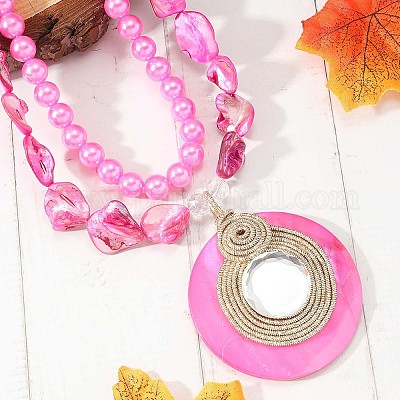 Двухслойные ожерелья из сплава смолы FS-WGE2896-02-1