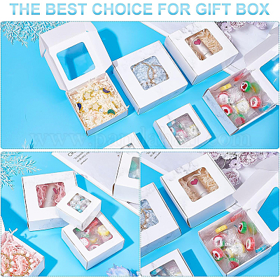 24 шт. 6 вида бумаги с коробками для конфет из ПВХ CON-BC0002-14B-1