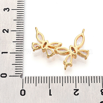 Латунные микро проложить компоненты кубического циркония люстра соединения KK-N263-37G-1