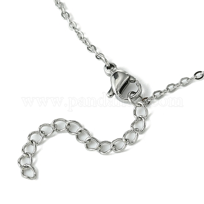 Ожерелья-подвески из натуральных смешанных драгоценных камней с острыми гранеными пулями и медной проволокой NJEW-JN05025-02-1