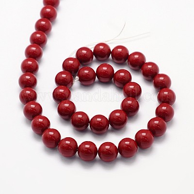 Оболочки жемчужина бисер нитей BSHE-L026-01-10mm-01-1