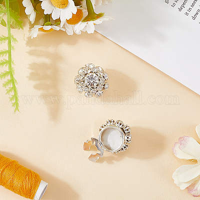 Кнопки латунь манжеты DIY-WH20011-70B-1