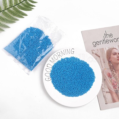 Выпечка краска стеклянные бусины SEED-US0003-3mm-K17-1