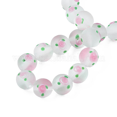 Ручной работы бусины матовое бисер нитей LAMP-N021-39C-1