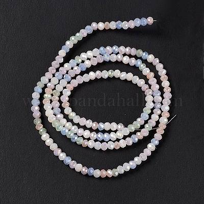 Стеклянные бусины с гальваническим покрытием  EGLA-S192-001A-B14-1