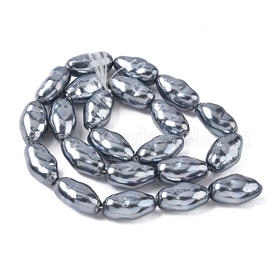 Гальванизированное непрозрачное стекло имитация жемчужных нитей EGLA-D302-01B-1