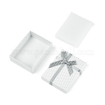 Картон комплект ювелирных изделий коробки CBOX-R012-9x7cm-3-1