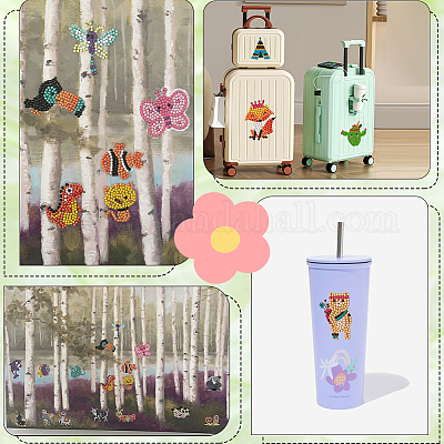 1 набор для алмазной живописи с животными&nbsp;DIY-SC0025-68A-1