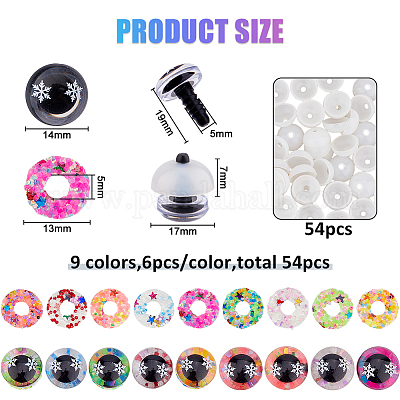 Кукольные глаза из смолы кабошоны DIY-FH0009-78-1