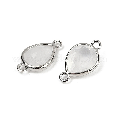 Подвески с граненым разъемом из натуральных кристаллов кварца G-L514-048G-03-1