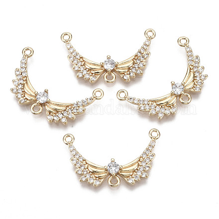 Латунь микро проложить соединения люстры компонентов кубического циркония KK-R111-040-1