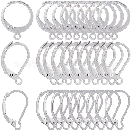 3 стиль фурнитуры для сережек с застежкой-рычагом из нержавеющей стали 304 STAS-SC0007-58P-1