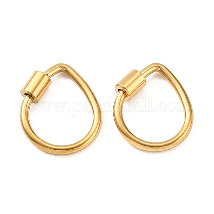 Карабин с замком из нержавеющей стали 304 STAS-C092-01B-G-1