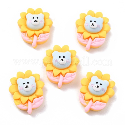 Непрозрачные кабошоны из смолы X-RESI-I037-03-1