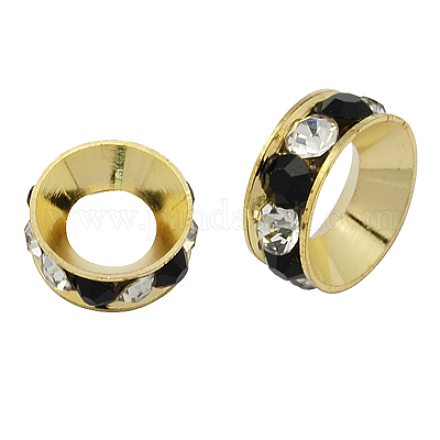 Латунные бусины разделители для поставки стразов&nbsp;RB-A020-10mm-37G-1