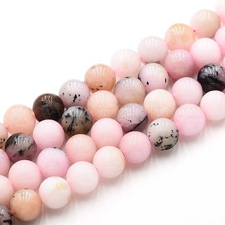 Природного кварца нитей бисера G-N355-8mm-52-1