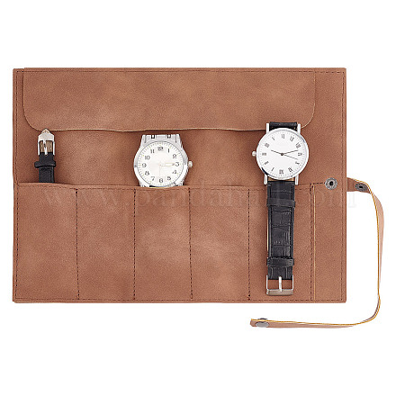 Сумки для хранения часов с 5 отделением для ворса DIY-WH0430-782-1