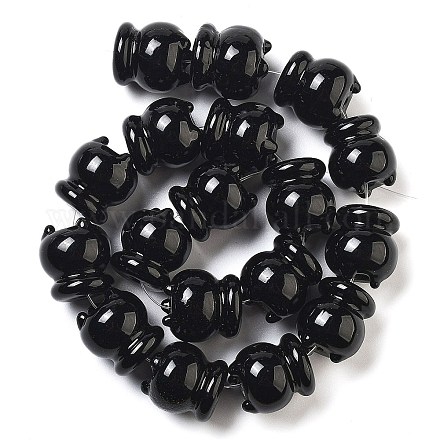 Бусы лэмпворк ручной работы LAMP-A004-03C-1