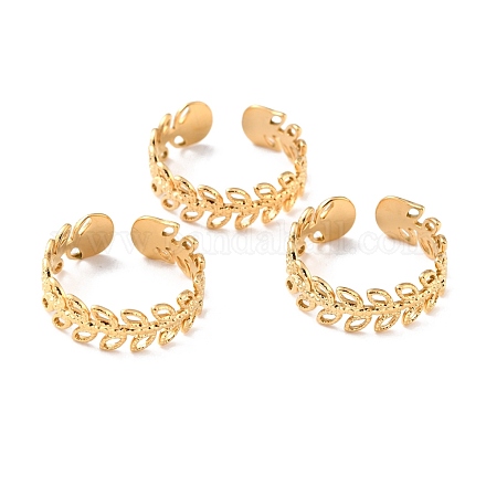 Ионное покрытие (ip) кольца из нержавеющей стали 304 RJEW-L102-32G-1