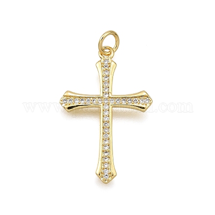 Латунные микро проложить кубического циркония подвески KK-Z100-29G-1